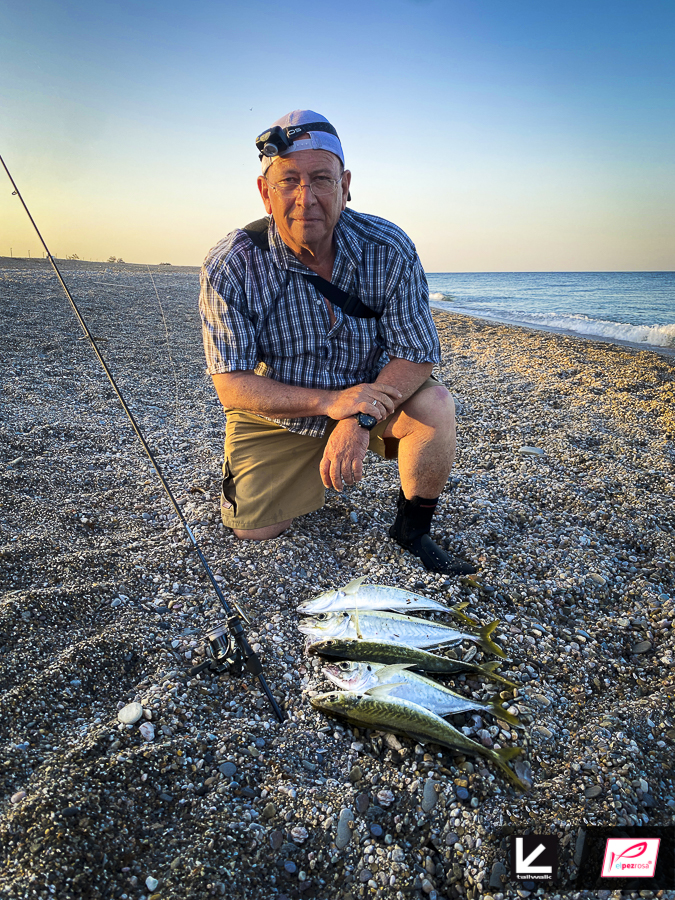 La edad no es importante para disfrutar pescando