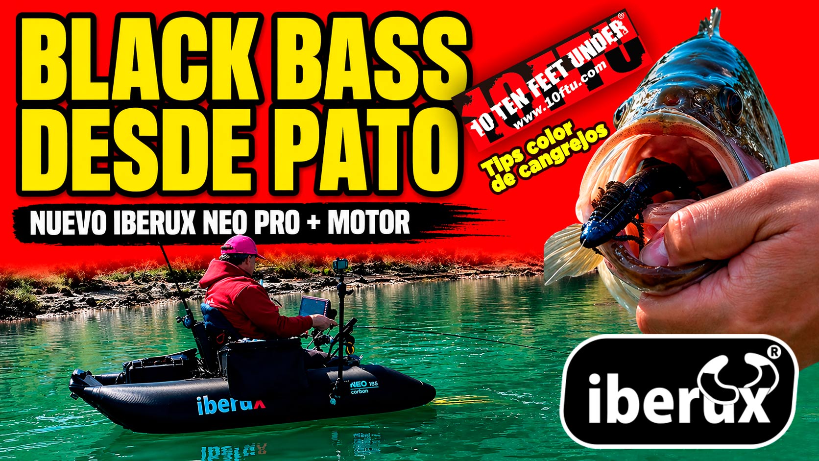 Black Bass desde pato: prueba del Iberux Neo Pro y el error más común con los colores