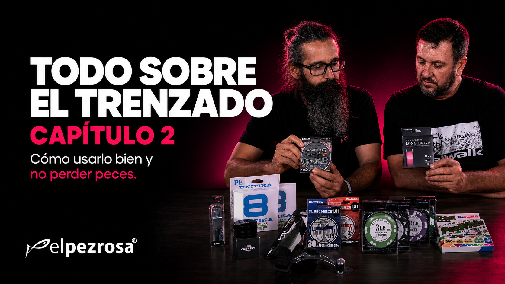 Cómo usar bien el trenzado: nudo, hebras, bobinado y qué línea por técnica